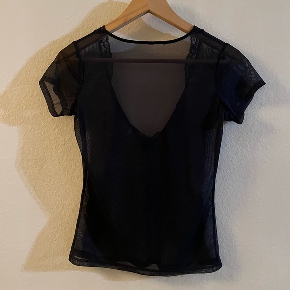 Intimates & Sleepwear See Through Black Top Poshmark